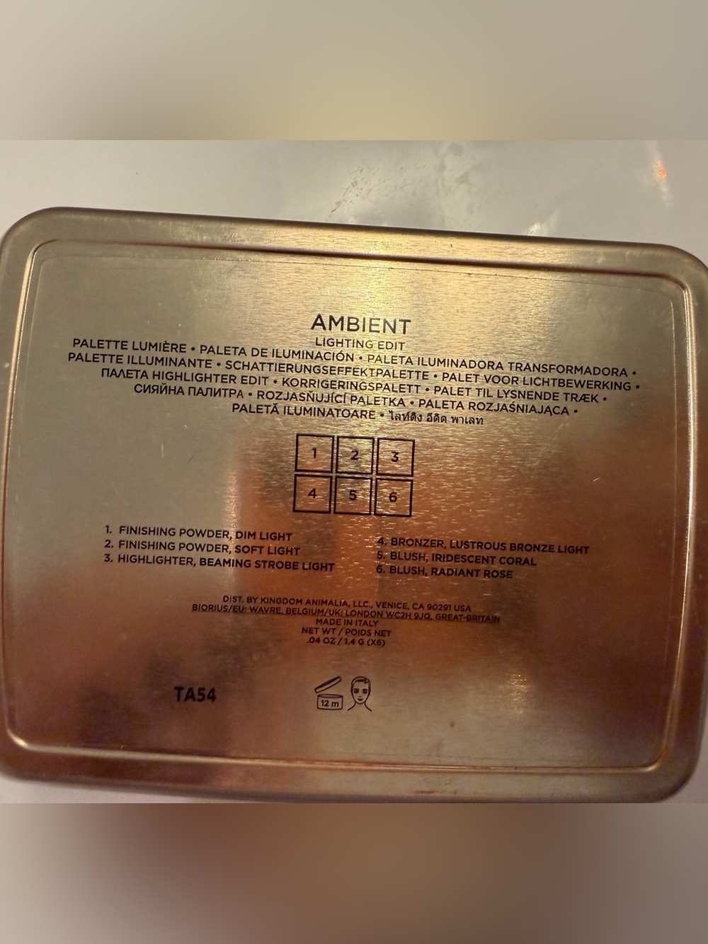 Hourglass x Barneys New York Palette Ambient (#1 Light) - Limited Edition Vol I - Picture 3 of 3